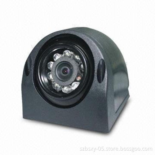 Ball-shaped Waterproof Night Vision Car Side View Camera with 120 Degrees Viewing Angle